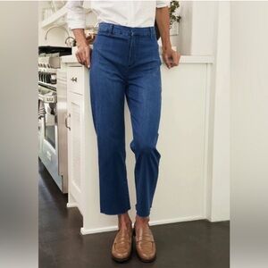 Frank & Eileen Kinsale Performance Denim Pants Blue Medium Wash Grinding 10